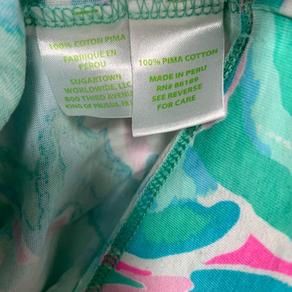 Lilly Pulitzer Floral Cotton Peru Dress Size S - Picture 3 of 5